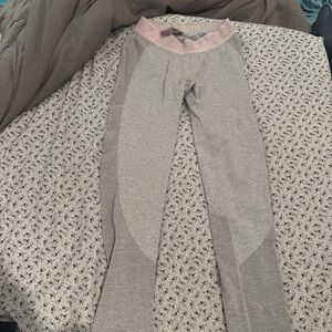 Gymshark Gray and Pink Leggings